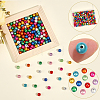 300Pcs Spray Painted Acrylic Beads MACR-PA0001-80-6