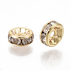 Brass Cubic Zirconia Beads X-KK-T055-024G-NF-2
