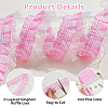 10 Yards Polyester Lace Ribbons SRIB-OC0001-13B-4