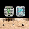 Acrylic European Beads MACR-I042-01V-3