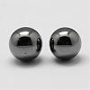 Non-magnetic Synthetic Hematite Beads G-P162-01-10mm-2