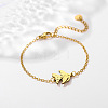 Ocean 304 Stainless Steel Fish Link Bracelets WGAF945-02-1