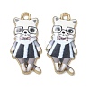 Printed Alloy Pendants ENAM-K076-36G-07-1