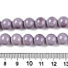 Opaque Solid Color Glass Beads Strands GLAA-T032-P10mm-15-2