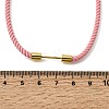 3MM Round Nylon Milan Cord Necklaces Making NJEW-H091-01G-4