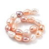 Natural Cultured Freshwater Pearl Beads Strands PEAR-P062-28H-3