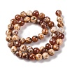 Natural Fire Crackle Agate Beads Strands G-G163-A01-02-3