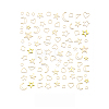 3D Gold Stamping Nail Decals Stickers MRMJ-R090-56-DP3203-1