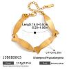 304 Stainless Steel Fish Link Chain Bracelets for Women WG9CAA9-02-1