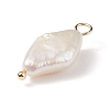 Natural Keshi Pearl Pendants X-PALLOY-JF01932-4