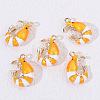 Alloy Enamel Pendants ENAM-B027-01G-03-1