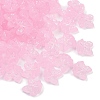 Frosted Transparent Acrylic Beads OACR-P029-18B-01-2