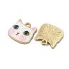 Alloy Enamel Pendants ENAM-V002-04G-3