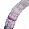Natural Fluorite Gemstone Stretch Bracelets BJEW-F406-B06-5
