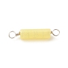 Natural Lemon Jade Connector Charms PALLOY-JF01574-02-4