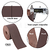 2M Flat Microfiber Imitation Leather Cord FIND-WH0420-75C-03-2