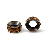 Brass Rhinestone Spacer Beads X-RB-A020-10mm-15AB-2