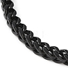 304 Stainless Steel Wheat Chain Bracelets BJEW-H508-06B-01-2