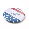Independence Day Flat Round Tinplate Badge Pins JEWB-G021-01J-3
