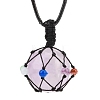 Natural Amethyst Pendants Necklaces PW-WG21650-03-1