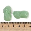 Spray Painted Imitation Jade Glass Beads GLAA-Z007-01H-3