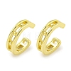 Brass Cuff Earrings EJEW-C104-080G-1