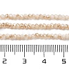 Electroplate Glass Beads Strands EGLA-XCP0001-11-5