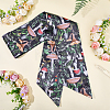 1Pc Mushroom Printed Polyester Wrap Lady Belts AJEW-CP0009-89B-4