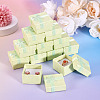 Square Paper Jewelry Gift Boxes with Bowknot CON-TAC0010-80B-16