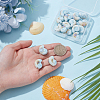 2 Sets Handmade Porcelain Beads for DIY Bracelet Accessories PORC-SP0001-27-3