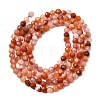 Natural Red Agate Beads Strands G-G343-B02-3mm-3