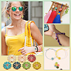 70Pcs 7 Colors Alloy Enamel Beads ENAM-PH0002-89-6