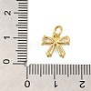 Rack Plating Brass Micro Pave Cubic Zirconia Charms KK-I716-22G-01-3