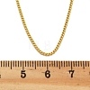 Brass Curb Chain Necklaces for Women NJEW-D302-50G-5