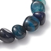 4Pcs Dyed Natural Dragon Veins Agate Beaded Stretch Bracelets for Women BJEW-JB13047-5