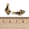 304 Stainless Steel Enamel Pendants STAS-C150-01K-02-3