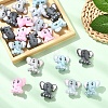 6Pcs Silicone Beads SIL-YW0002-10A-4