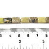 Natural Yellow Turquoise(Jasper) Beads Strands G-B078-J01-01-5