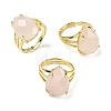 Brass Cuff Open Rings RJEW-D347-04G-13-4