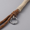 Braided Canvas Bag Wide Shoulder Straps FIND-WH0111-400B-2