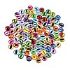 Printed Transparent Glass Cabochons GL-CBAA22A-14-3