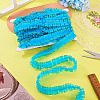 10M Double Layer Polyester Lace Ribbon OCOR-TA0004-14F-5