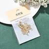 SHEGRACE Brass Micro Pave Clear Cubic Zirconia Pendants XGRQ29051-394G-L-6