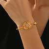 Bohemian Style Brass Micro Pave Cubic Zirconia Link Bracelets FB1752-3