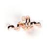 Zinc Alloy Hair Braiding Rings Beads PALLOY-WH0083-29RG-2