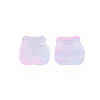 Two Tone Transparent Spray Painted Glass Beads GLAA-T022-22-C04-4