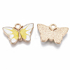 Alloy Enamel Pendants X-PALLOY-R119-04-2