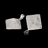 Natural Quartz Crystal Pendants G-H359-03P-01-2