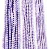 Anti-Tarnish Electroplate Glass Beads Strands EGLA-ZX010-6mm-08-2