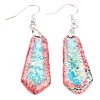 Natural Regalite/Imperial Jasper/Sea Sediment Jasper Dangle Earrings G-H250-06A-P-1